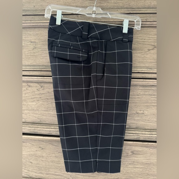 NEW Nike Dri-Fit Golf Shorts NWT Women's Black White Plaid Small Ladies Bermuda - Picture 12 of 13